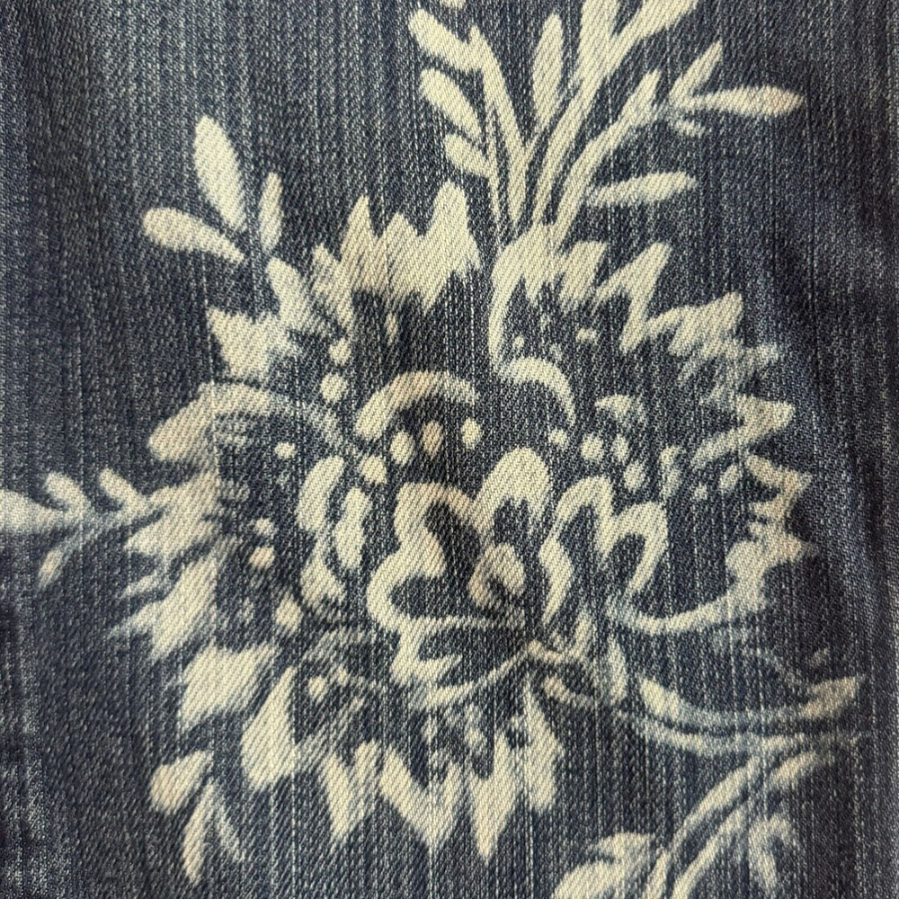 Vintage Lauren Jeans Ralph Lauren Bootcut Floral Print Cotton Dark Size:4 - Picture 9 of 13